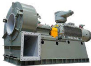 Máy thông gió ly tâm tần số cao quạt Sắt đúc 3600-2800000m3/H Tổng áp suất