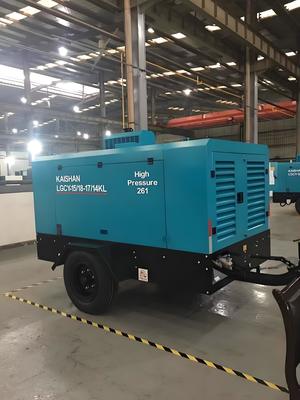 Máy nén không khí vít di động 0,5-2,5Mpa Diesel / Điện 50-400HP