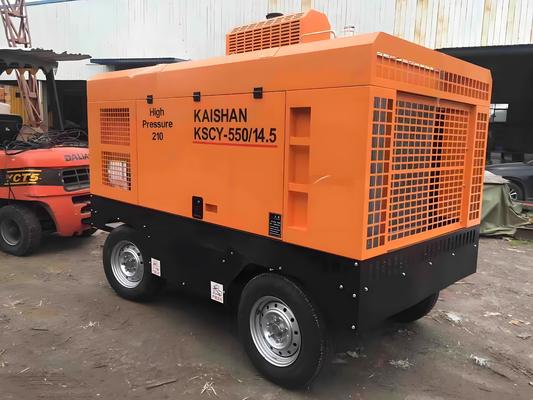 Máy nén khí trục vít di động 0.5-2.5Mpa cho Khai thác và Xây dựng